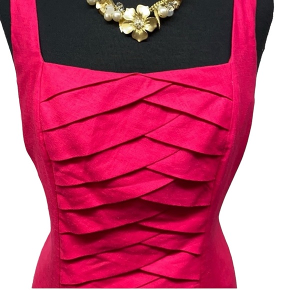 Linen Fishtail Design New Directions Dress - Picture 4 of 7